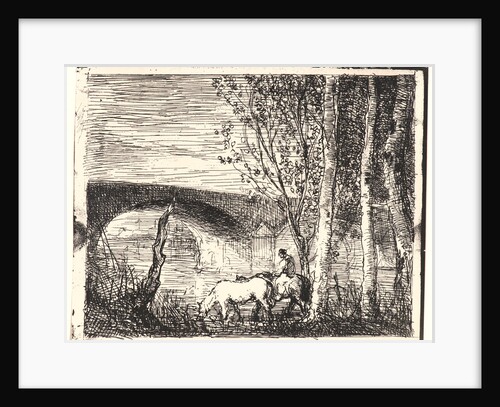 The Bridge (Le Pont), 1862 by Charles François Daubigny