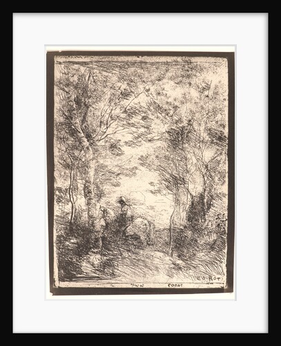 Le Petit Cavalier sous Bois, 1854 by Jean-Baptiste-Camille Corot