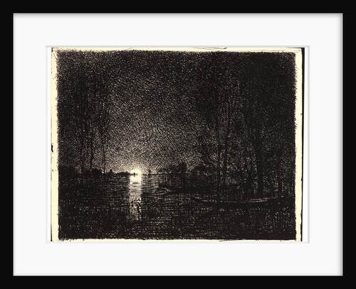 Effet de Nuit, 1862 by Charles François Daubigny