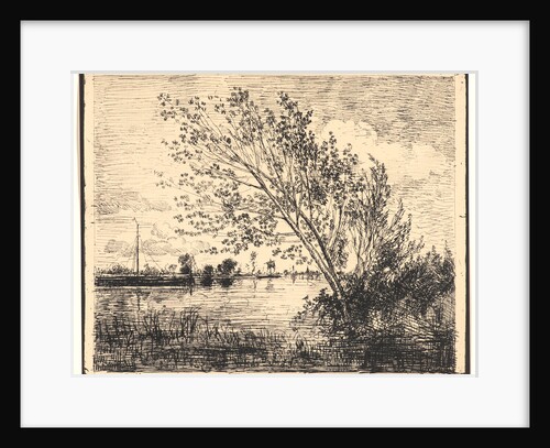 Le Bouquet d'Aunes, 1862 by Charles François Daubigny