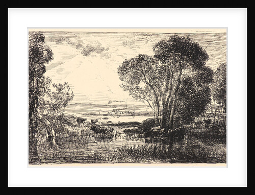 La Machine Hydraulique, 1862 by Charles François Daubigny