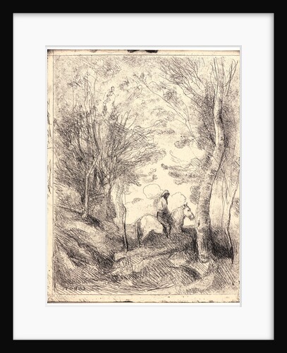 Le Grand Cavalier sous Bois, ca. 1854 by Jean-Baptiste-Camille Corot