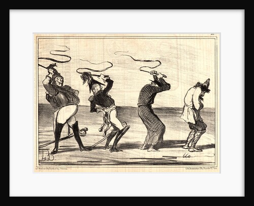 Tableau politique et social de l'empire de Russie, 1854 by Honoré Daumier