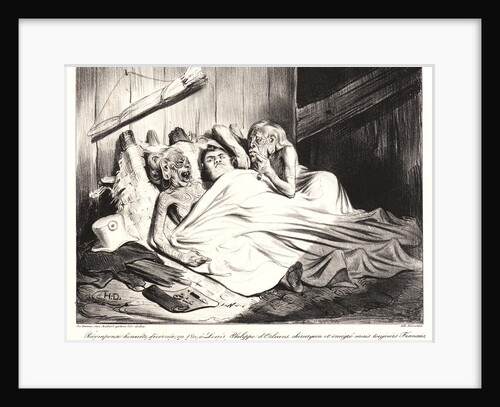 Récompense honnête decernée...A` Louis-Philippe.., 1835 by Honoré Daumier