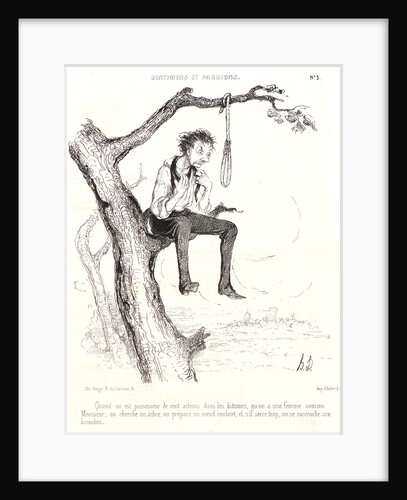 Quand on est possesseur de cent actions.., 1840 by Honoré Daumier