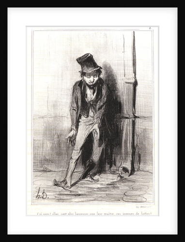Cré Nom! Elles sont plus heureuses.., 1841 by Honoré Daumier