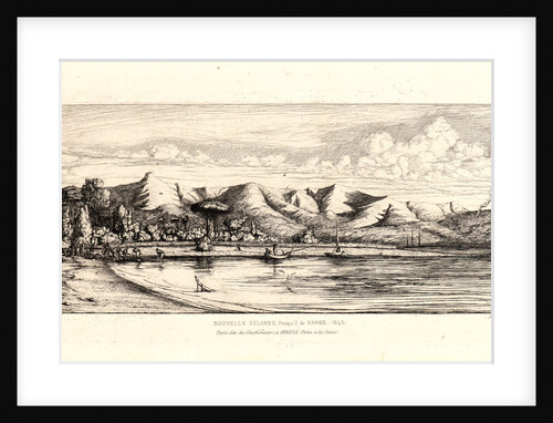 Seine Fishing off Colliers' Point, 1863 by Charles Meryon