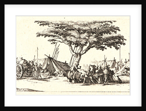 The Encampment (Le Campement), 1636 by Jacques Callot