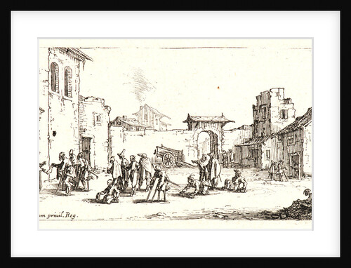 The Hospital (L'Hopital), 1636 by Jacques Callot