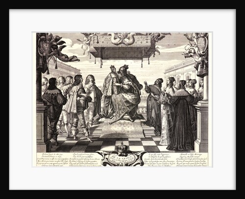 La Joye de la France, 1638 by Abraham Bosse