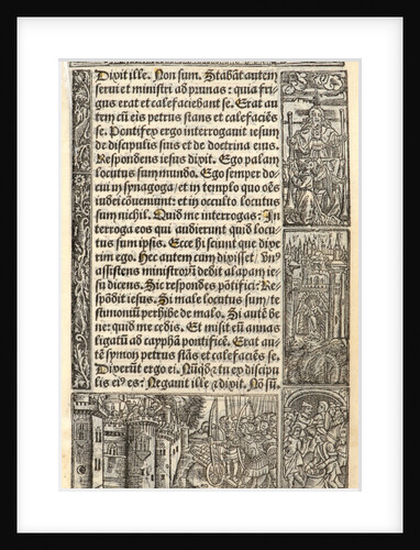 Sheet from a Book of Hours, 1520 by Anonymous