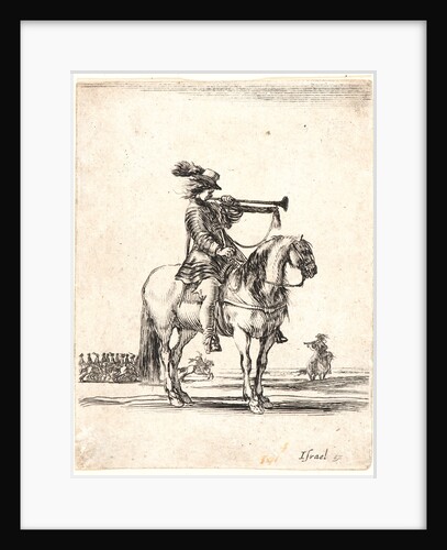 Trompette à cheval, 1642-1645 by Stefano Della Bella