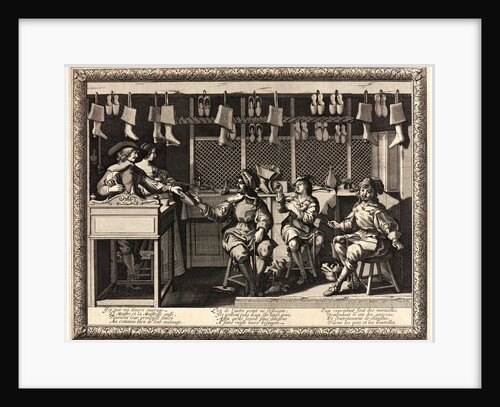 The Cobbler (Le Savetier), 1635 by Abraham Bosse