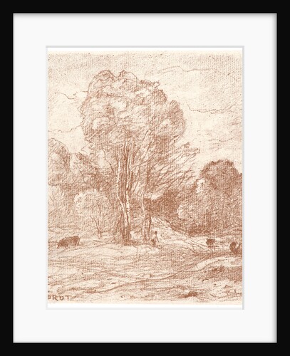 The Cows' Resting Place, 1871 by Jean-Baptiste-Camille Corot