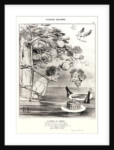 Le Suplice de Tantale, 1842 by Honoré Daumier