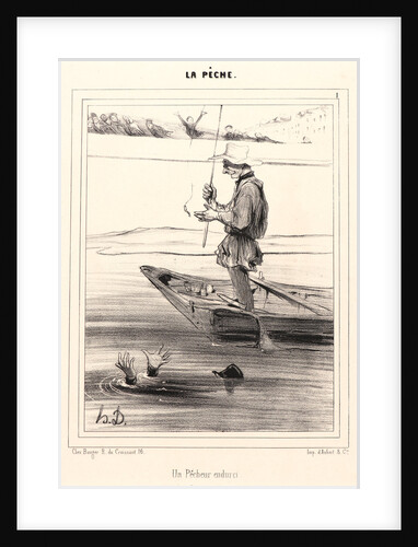 Un Pecheur endurci, 1840 by Honoré Daumier