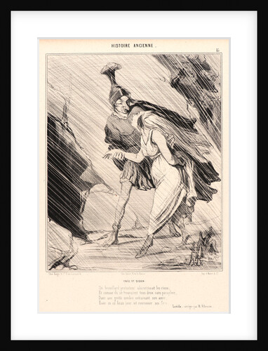Énée et Didon, 1842 by Honoré Daumier