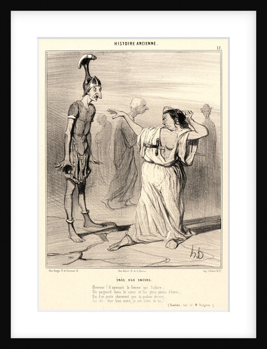 Énée aux Enfers, 1842 by Honoré Daumier