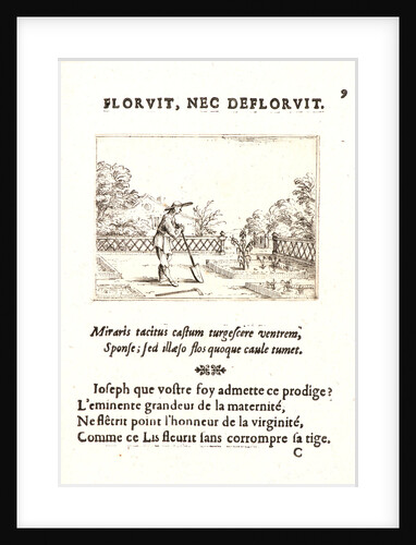 Le Jardinier, 17th century by Jacques Callot