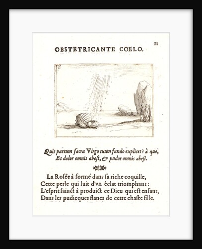 L'Huitre Perliere, 17th century by Jacques Callot