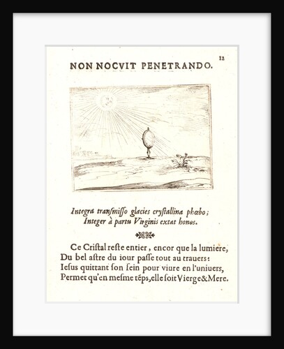 Les Rayons du Soleil, 17th century by Jacques Callot