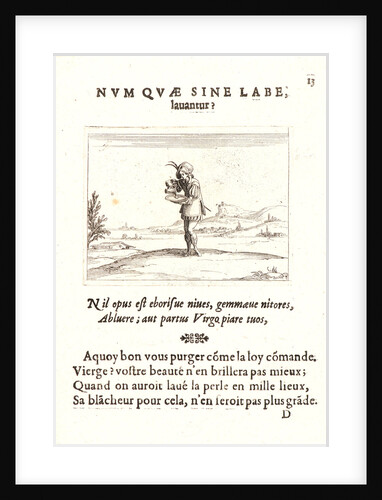 Personnage Lavant une Perle, 17th century by Jacques Callot