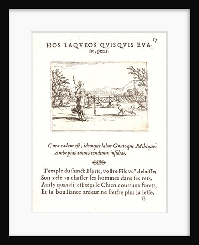 La Chasseresse, 17th century by Jacques Callot