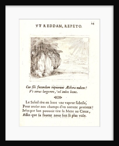 Le Soleil et la Pluie, 17th century by Jacques Callot