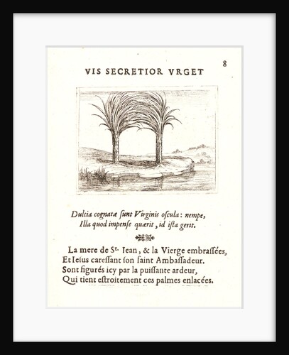 Les Deux Palmiers, 17th century by Jacques Callot