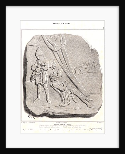 Achille sous sa tente, 1842 by Honoré Daumier