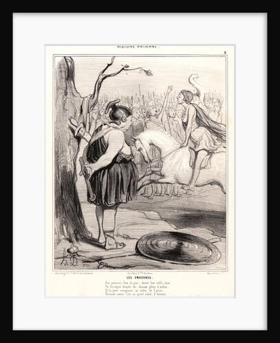 Les Amazones, 1842 by Honoré Daumier