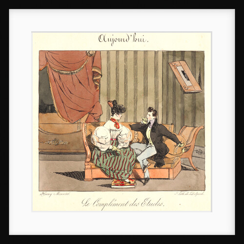 Le Complement des Etudes (Aujourd'hui), 1829 by Henry Bonaventure Monnier