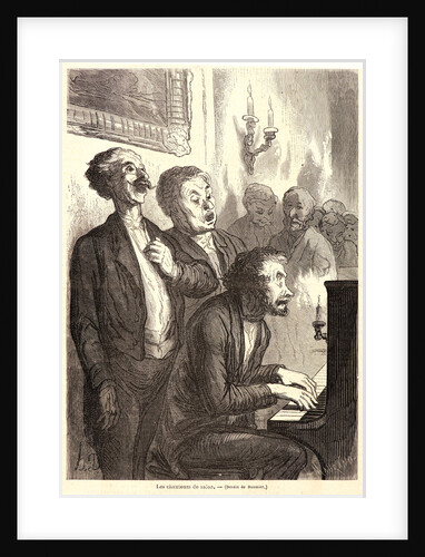 Les Chanteurs de salon, 1862 by C. Maurand