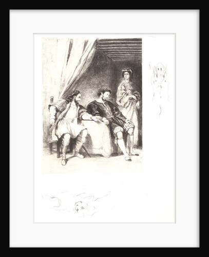 Weislingen, Prisoner of Goetz, 19th century by Eugène Delacroix