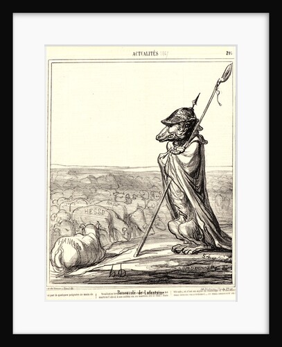 Renouvelée de la Fontaine, 1867 by Honoré Daumier