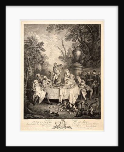 Partie de Plaisirs, ca. 1750-1760 by Pierre Etienne Moitte