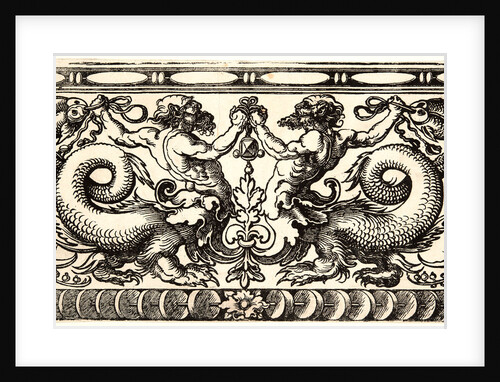 Frieze with Two Tritons, 16th century by Hans Sebald Beham