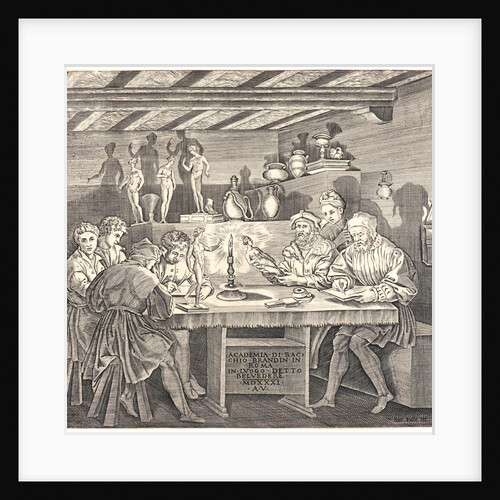 The Academy of Baccio Bandinelli, 1531 by Agostino Musi