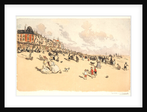 The Little Beach (La Petite Plage), 1909 by Jean-François Raffaëlli