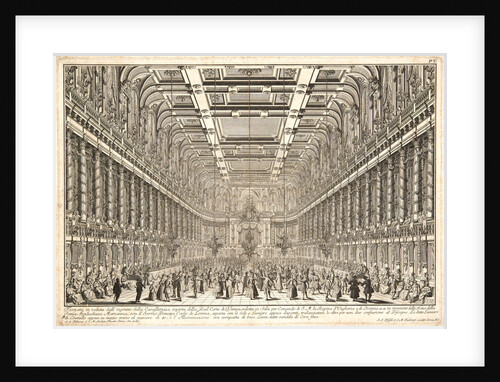 Ball Celebrating the Marriage of Archduchess Marianne and Charles by Johann Andreas Pfeffel