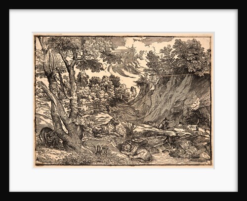 St. Jerome in the Wilderness, ca. 1525-1530 by Nicolò Boldrini