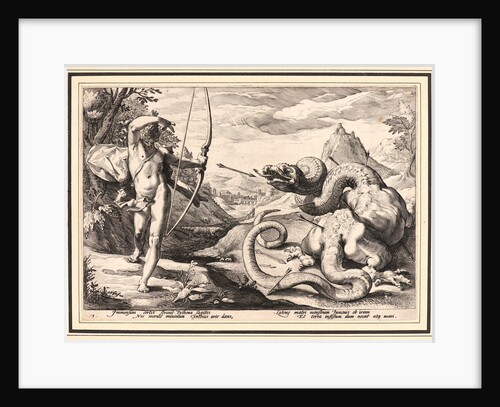 Apollo Killing Python, ca. 1589 by Anonymous