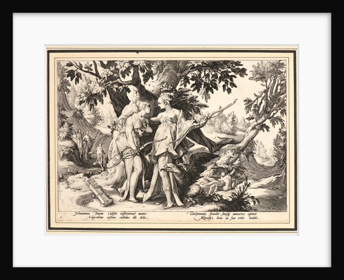 Jupiter Assuming the Form of Diana in Order to Seduce Callisto, ca. 1590 by Anonymous