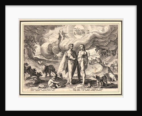 Prometheus Making Man and Animating Him with Fire from Heaven, ca. 1589 by Anonymous