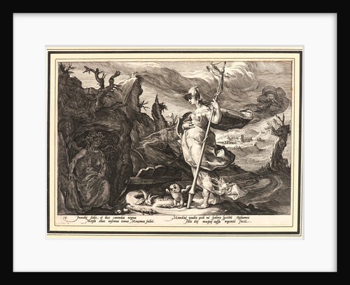 Minerva Commanding Envy to Remove the Jealousy in the Heart of Agraulos, ca. 1590 by Anonymous