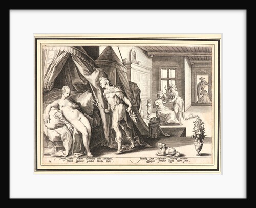 Mercury Entering Herse's Room after Changing Agraulos to Stone, ca. 1590 by Anonymous