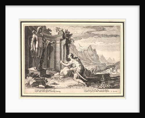 Cadmus Asks the Oracle at Delphi Where He Can Find His Sister, Europa, 1615 by Anonymous