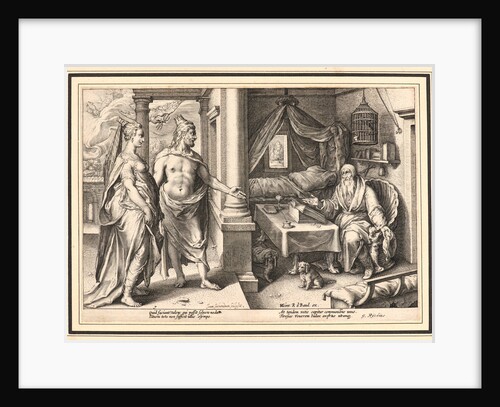 Tiresias, Having Been Changed into a Woman and Back into a Man, Answers the Question, ca. 1615 by Anonymous