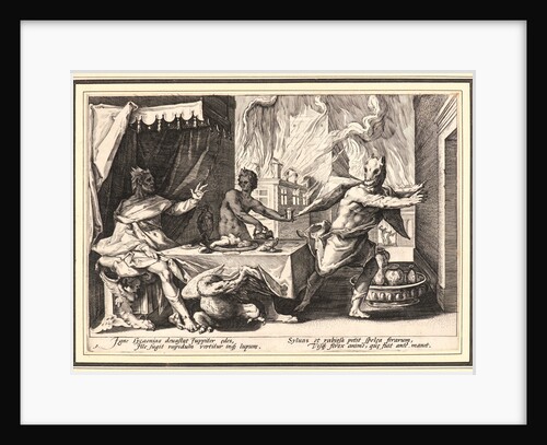 Lycaon Changed into a Wolf, ca. 1589 by Anonymous