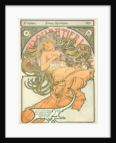 Au Quartier Latin, 1897 by Alphonse Mucha
